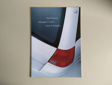Depliant brochure Volkswagen Golf Variant - 2000