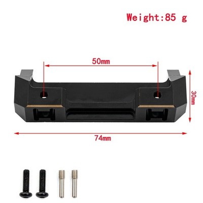 Aluminum Alloy Rear Bumper Mount For RGT EX86190 LC76 RC Crawler Car FHRR