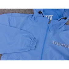 Spelman College Jacket Women Small Blue Champion Windbreaker Pullover HBCU Coat