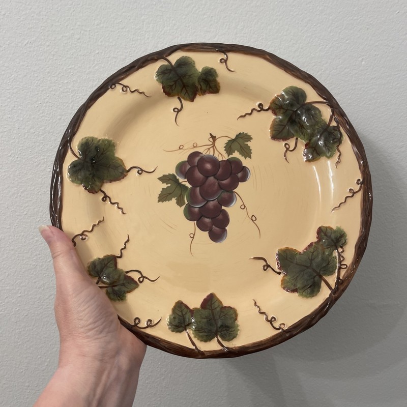 Pacific Rim GRAPE Dinner Plate 10 1/2” one replacement Plate
