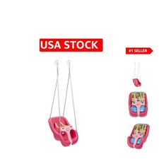 Magenta 2-in-1 Snug 'n Secure Baby Swing - Adjustable Safety for Growing Kids