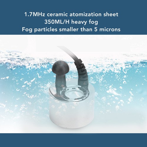 Ultrasonic Mist Maker Single Head Fog Machine For Pond Fireplace DC24V 650mA - Picture 1 of 23