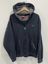 Vintage Nike Y2K Zip Up Hoodie sweater swoosh check