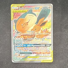 Photo de l'annonce : Pokémon JCC Évoli et Ronflex GX SM169 270 PV Promo Holo Français