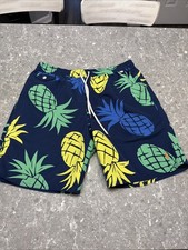 Polo Ralph Lauren Swim trunks L Drawstring Lined Pineapple Print Board Shorts