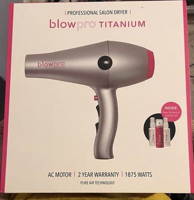 #ad Blowpro TITANIUM Professional Salon Dryer With Titanium amp; Pure Air Technology $85.00