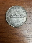 1961 Canada 1 Dollar Large Silver Coin *Voyageur Canoe *0.6 Troy oz asw
