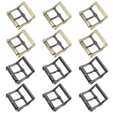 Single Prong Belt Buckle Metal Center Bar Square Buckle, 1 Inch Fit for Belt ...