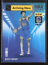 2021-22 Hoops #20 Moses Moody Arriving Now Golden State Warriors RC