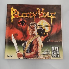 Bloody Wolf (Turbo Grafx 16 tg16) Complete in Case Turbografx