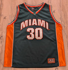 VtgUniversity Of Miami Jersey Colosseum Athletics #30 Basketball Jersey Size Xxl