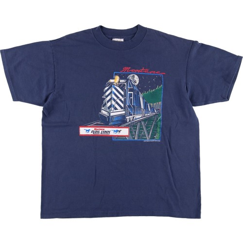 90'S ONEITA POWER 50 Printed T-shirt Made in USA Men's XL Vintage /eaa453280