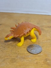 Mattel 2008 Ankylosaurus Dinosaur Orange Figure Toy Figurine Miniature
