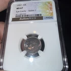 1957 Roosevelt Dime NGC MS67 Eye Candy Series 1 BullionPlus Toned