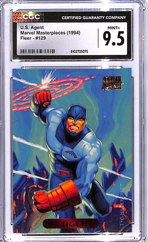 1994 Fleer Marvel Masterpieces US Agent #129 CGC 9.5