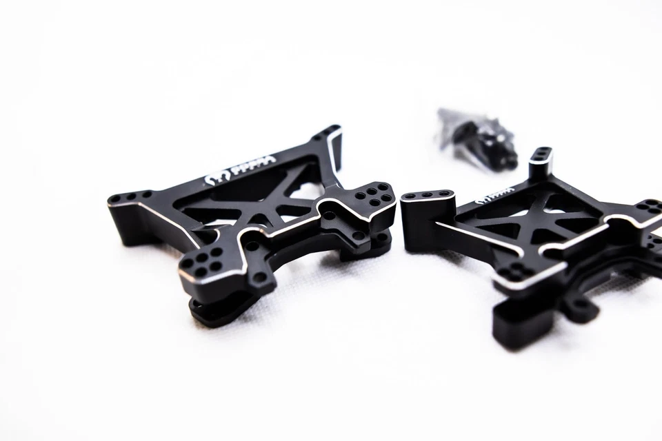 CR Traxxas Jato BL-2S & VXL-4S 4x4 Black Aluminum Shock Towers – Complete Set - Image 2 of 4
