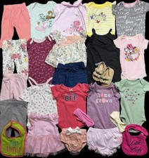 Baby Girl 0-3 Months GAP Carter's Shirts Pants Outfits Clothes Sets Lot Bundle