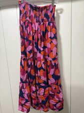 Abel the Label Anthropologie Halter Maxi Dress Size Small Rouched Top