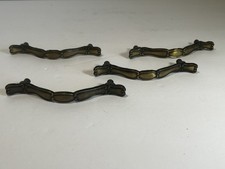 4 VTG Allison 162 Arched Brass Drawer Pull Cabinet Hardware 3  CtC 4  Length