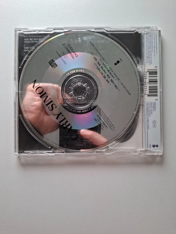 Carly Simon - You're So Vain | Single CD | Sehr gut - Bild 3 von 3