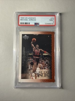 1999 Upper Deck Legends Michael Jordan #70 PSA 9