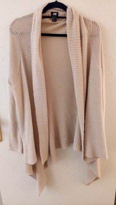 H&M! Cardigan beige cream jacket winter top elegant 38-40 M-L