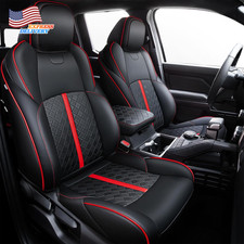 Leather Seat Covers Custom Fit for Tacoma Gen 4Th 2024-2026 Double Cab for SR US