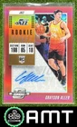 Grayson Allen RC Auto 2018-19 Panini Contenders Optic Red 84/99 Utah Jazz #113