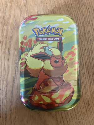 Pokémon TCG: Scarlet & Violet - Prismatic Evolutions Mini Tin - IN HAND - Flareon