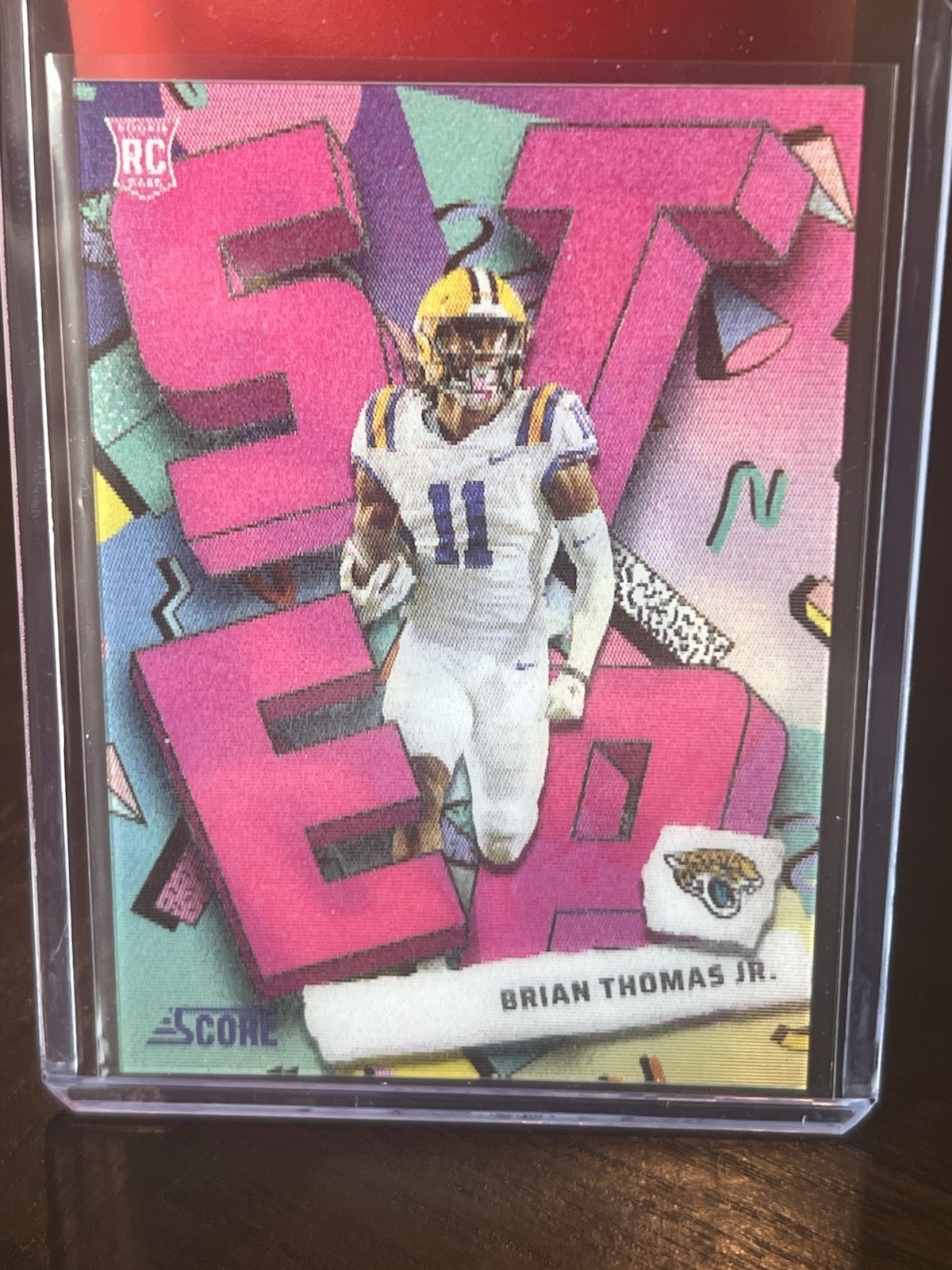 2024 Panini Score Step Ahead #SA-BTJ Brian Thomas Jr RC SP Case Hit