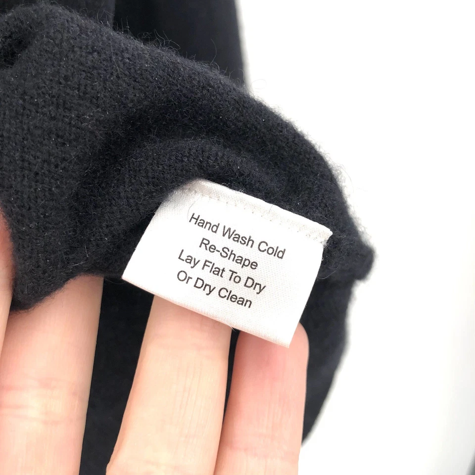 JOS. A. Suéter tejido BANK Reserve 100 % cachemir cuello en V XL negro para hombre Foto 3 de 4