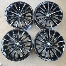4x Original BMW G30 G31 19 Zoll Alufelgen Schwarz Styling 633 NEU NEW OEM RDKS