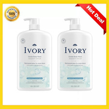 2 Pack Ivory Mild and Gentle Body Wash Original Scent 35 fl oz Family Size New 0.44 per gallon