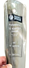 BLACK AND DECKER 50518 16" TE Adapter Shank for use with Core Bit -  W. Germany