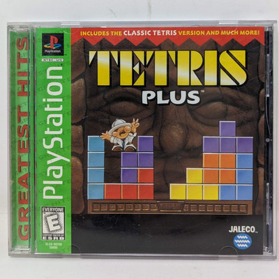 Tetris Plus (Sony PlayStation 1, 1996) CIB With Manual PS1 Greatest Hits