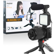 Apple-Compatible Vlog Tripod Kit for Smartphone Photography & Video Studio