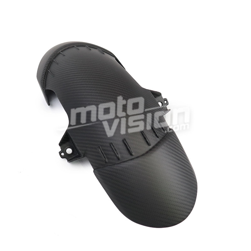 Garde-boue carbone BMW S1000XR finition mat trame sergé de prestige