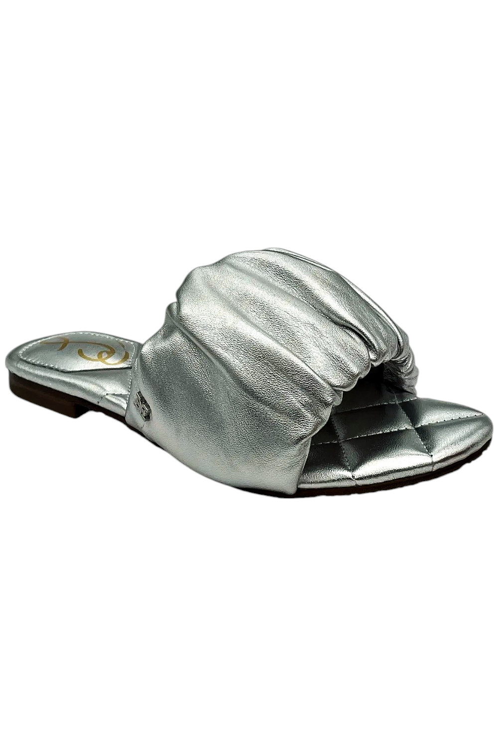 Sam Edelman Kids Girls Slide Sandal Briar Mini Silver Leather 6990₽