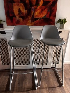 Bar Stools Grey High