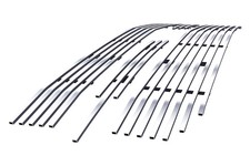 For Chevy Silverado 1500 Ltd 22 Main Grille 4-pc Polished 8x6 Mm Horizontal For Chevy Silverado 1500 Ltd 22 Main Grille 4-pc Polished 8x6 Mm Horizontal
