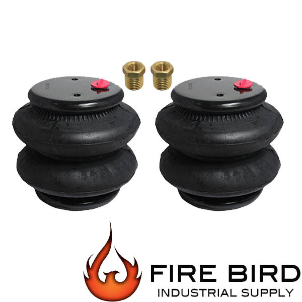 two new standard 2600 air bags 1/4"npt port ride springs bag suspension