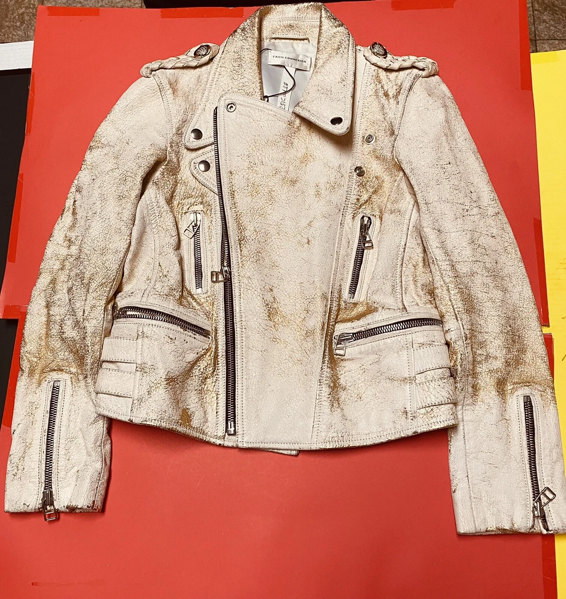 Faith connexion biker clearance jacket