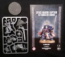 40K Space Marine Captain Terminator Armor Warhammer Marines Adeptus Astartes