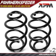 2x Federn Fahrwerksfeder Hinten für Nissan Qashqai +2 I J10 NJ10 JJ10E 07-13 SUV