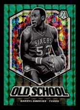 2019-20 Panini Mosaic Old School Green Prizm #10 Darryl Dawkins (ref 79043)