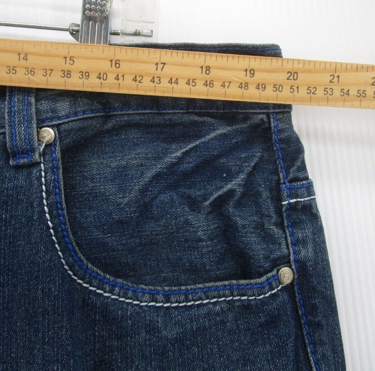 VINTAGE Hip Hop Jeans Men 40 Blue King Maker Baggy Loose VINTAGE Hip Hop Jeans Men 40 Blue King Maker Baggy Loose
