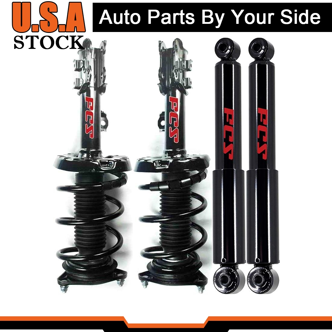 2013-2017 Hyundai Elantra GT OE Front Struts & Rear Shocks Replacement