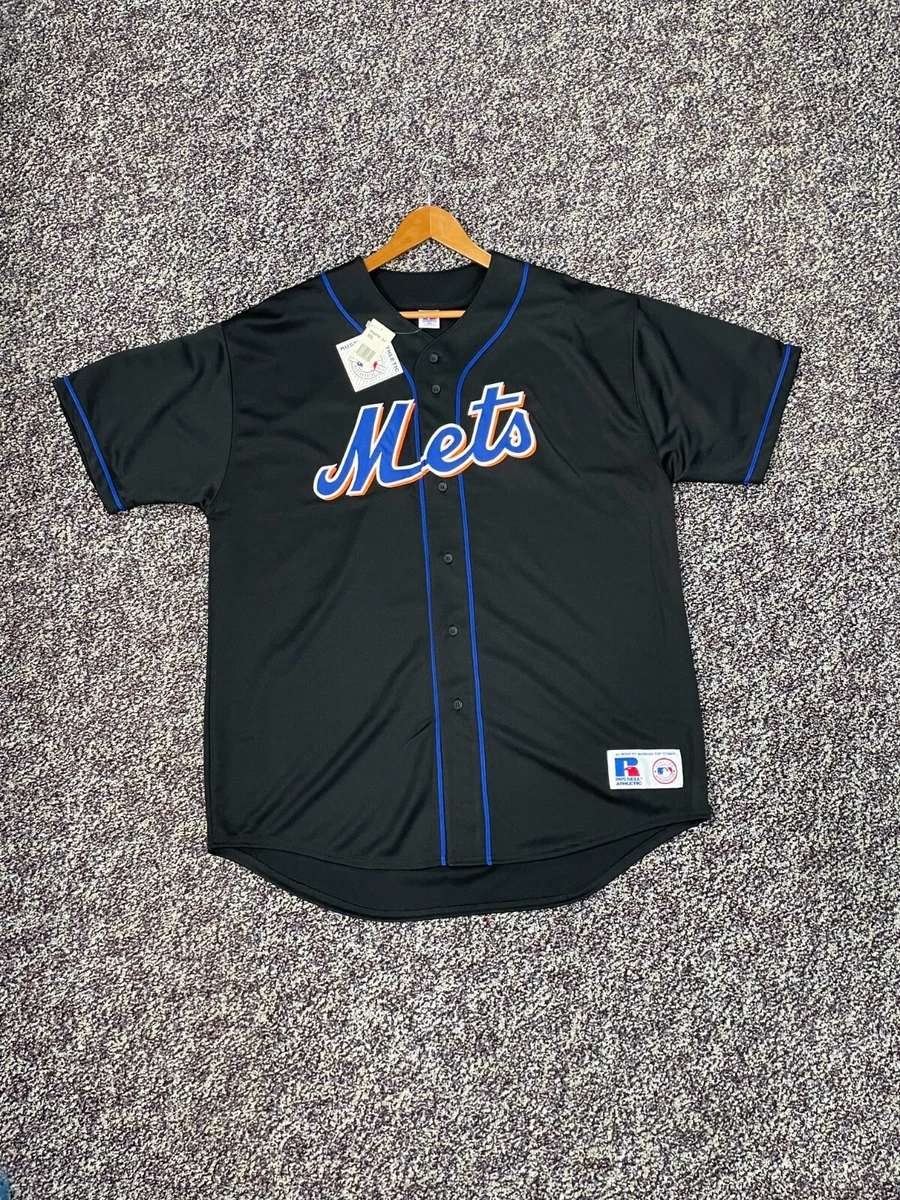 NWT New York Mets Vintage 90's Russell Athletics Black