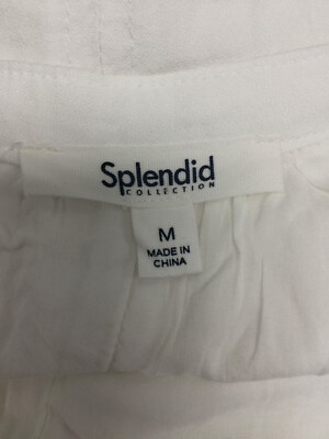 splendid joella linen dress $148 Splendid Women's White Joella Mini Linen Shift Dress Size Medium