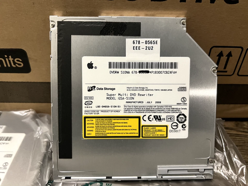 LOTE DE 30 - GSA-S10N IDE DVD-RW Superdrive para Apple MacBook y MacBook Pro, ¡Nuevo! Foto 2 de 4